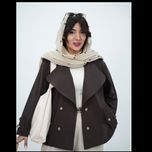 مانتو کتی یقه پهن