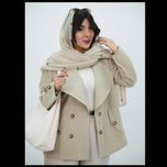 مانتو کتی یقه پهن