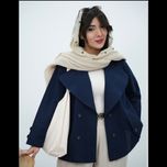 مانتو کتی یقه پهن