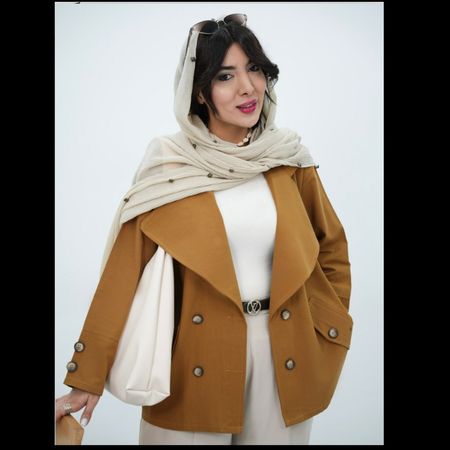 مانتو کتی یقه پهن