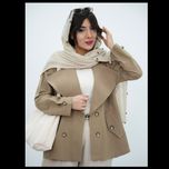 مانتو کتی یقه پهن