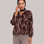 شومیز ساتن ژاکارد