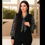 شومیز یقه کراواتی