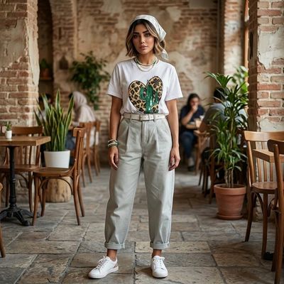 تیشرت طرح دار
