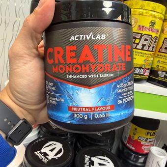 کراتین مونوهیدرات اکتیولب تقویتشده با تائورین – 300 گرم Activlab Creatine Monohydrate Enhanced with Taurine – 300g
