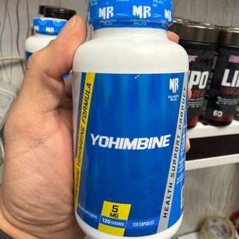 کپسول یوهیمبین ماسل رولز 120 عددی - Muscle Rulz Yohimbine 5mg (120 Capsules)