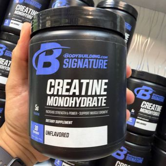 کراتین مونوهیدرات سیگنچر بادی بیلدینگ 150 گرمی | Bodybuilding.com Signature Creatine Monohydrate 150g