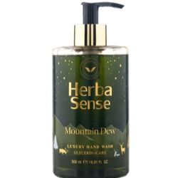 مایع دستشویی آبرسان مرطوب کننده پوست هرباسنس مدل Mountain Dew