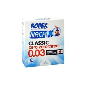 کاندوم کلاسیک 30 میکرون 3 عددی کدکس