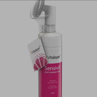 شوینده و فوم پاک کننده ویتالیر مدل Sensivit