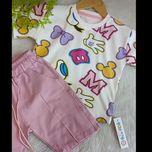 تیشرت شلوارک طرح M سایز 35،40,45,50,55