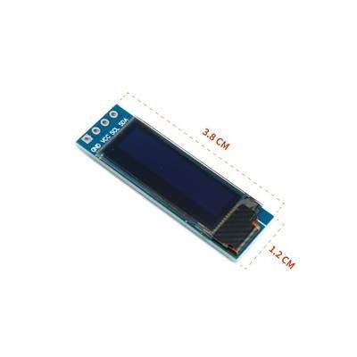 ماژول نمایشگر OLED تک رنگ 0.91 اینچ دارای ارتباط I2C