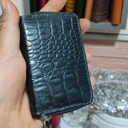 جاکارتی دورزیپ مشکی طرح کروکودیل