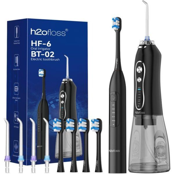 واتر جت و مسواک برقی H2ofloss مدل HF-6 BT-02