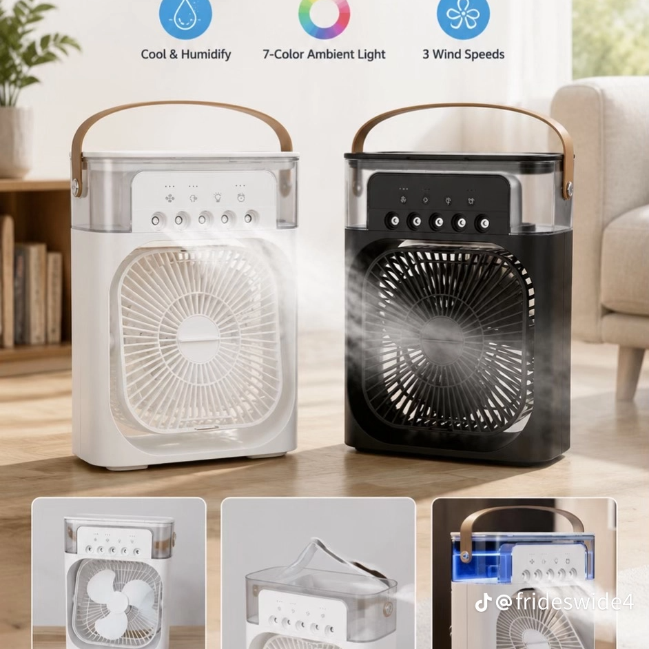 پنکه رومیزی مه پاش مدل AIR COOLER FAN راهنمای جامع