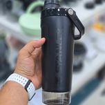شیکر استنلی 590 میل مخزن دار مدل Activate Shaker Bottle رنگ مشکی همراه با توری
