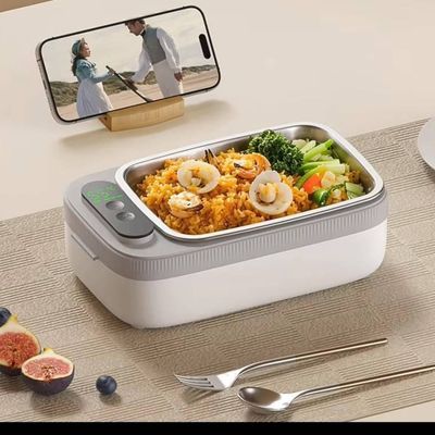 لانچ باکس شارژی 2 طبقه گرم‌کن غذا Lumirio