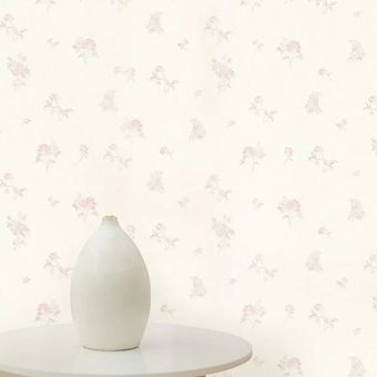 کاغذ دیواری پلوتونیوم گلدار کرم کد 7143
