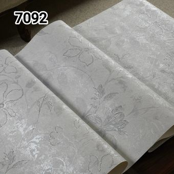 کاغذ دیواری پلوتونیوم طرح شاخ و برگ کد 7092 تنوع رنگی