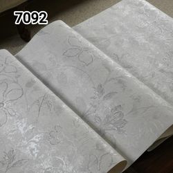 کاغذ دیواری پلوتونیوم طرح شاخ و برگ کد 7092 تنوع رنگی