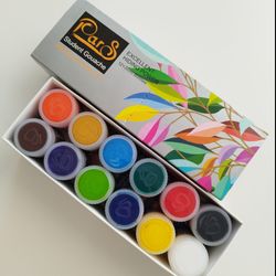 گواش 12 رنگ پارس