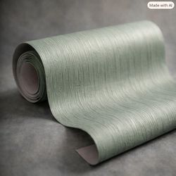 کاغذ دیواری ساده سبز زیتونی