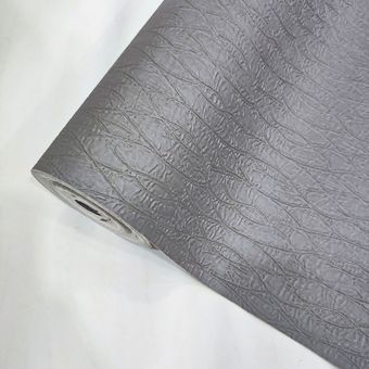 کاغذ دیواری طرح چرم طوسی