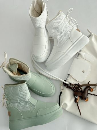 نیم بوت پشت بندی کاپشنی 4245