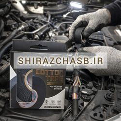 چسب نواری پارچه ای فاینال مشکی 15 متری 2 سانت 300 میکرون
