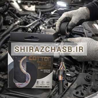 چسب نواری پارچه ای فاینال مشکی 15 متری 2 سانت 300 میکرون