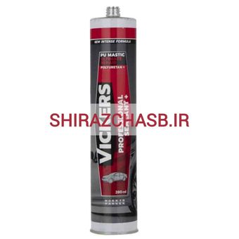 چسب پلی یورتان سفید کارتریجی فلزی ویکرز