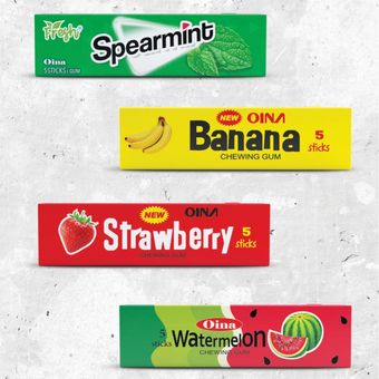 آدامس 20عددی توت فرنگی