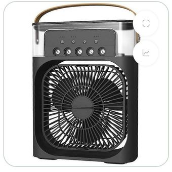 پنکه شارژی مه پاش مدل mini cooling fan RGB