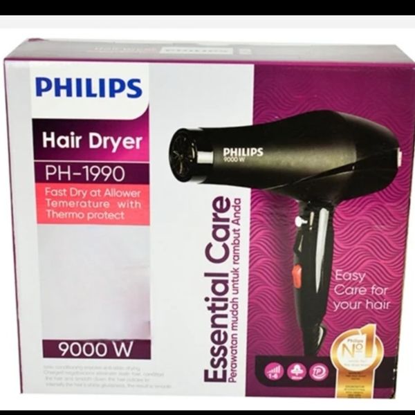 سشوار فیلیپس 9000 وات/ مدل PH-1990 با گارانتی ارسال فوری ( اقساطی)