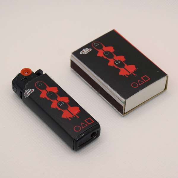 ست فندک و کبریت فانتزی طرح بازی مرکب