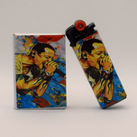 ست فندک و کبریت فانتزی طرح چستر بنینگتون