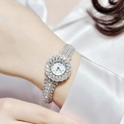 ساعت نقره زنانه جواهری SGS01