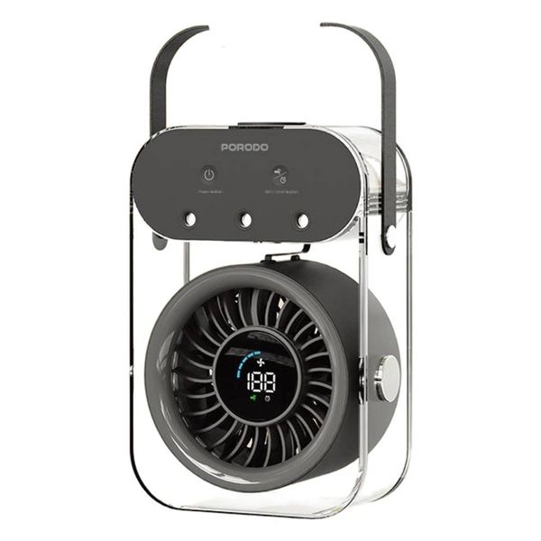پنکه شارژی و رطوبت ساز(مست فن-mist fan)قابل حمل از برندPorodo lifestyleمدلPDLFSTZH26