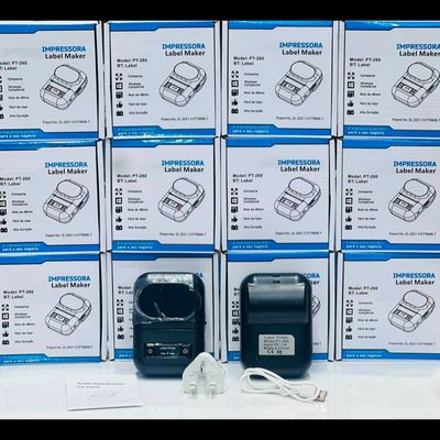 لیبل پرینتر قابل حمل (Impressora Label Maker) مدل: PT-260