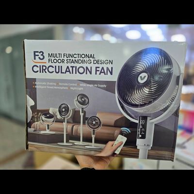 پنکه شارژی گردش هوا چندمنظوره مدل F3 FAN ‌