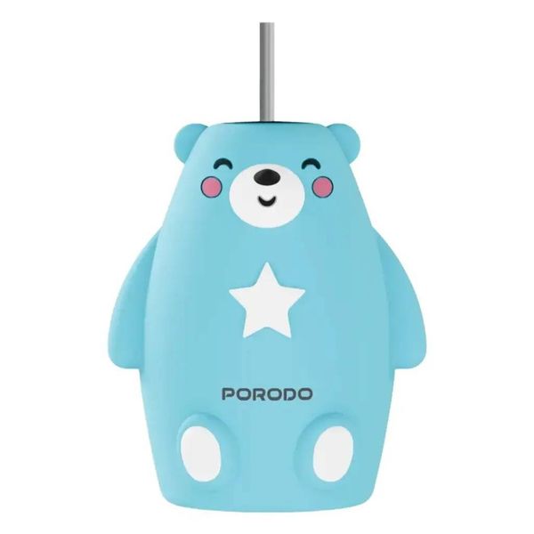 مسواک برقی کودکانه Porodo Lifestyle Totlo (مدل PDLFSTZ2U) با طراحی جذاب و فانتزی طرح خرس آبی