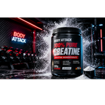کراتین مونوهیدرات بادی اتک 300 گرم | 100% Pure Creatine Body Attack
