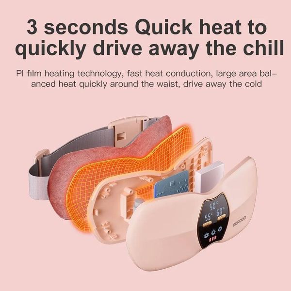 ماساژور قاعدگی شارژی پرودو (Porodo Cordless Heat Wave Massage Pad