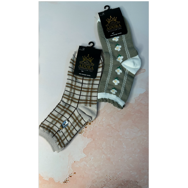 جوراب ساق دار طرح 1