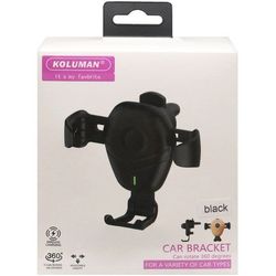 (Holder Koluman K-W11 (With Wireless Charger پایه نگهدارنده گوشی موبایل دارای شارژر وایرلس