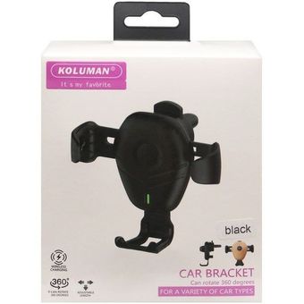 (Holder Koluman K-W11 (With Wireless Charger پایه نگهدارنده گوشی موبایل دارای شارژر وایرلس