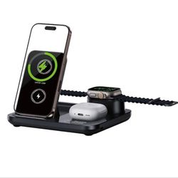 استند وایرلس شارژ سه کاره گرین لاین Green Lion 3 in1 Multifunctional Wireless Charger