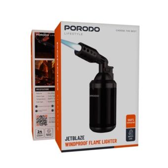 فندک اتمی ضدباد پرودو مدل Porodo Lifestyle Jetblaze Windproof Flame Lighter