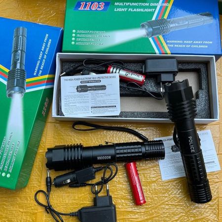 چراغ قوه شارژی شوکر شوخی