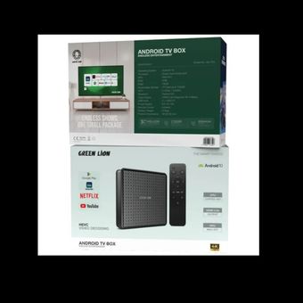 اندروید باکس 4K گرین لاین Green Lion Android TV Box 4K with Remote Control
